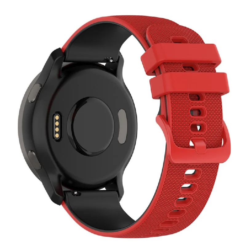 Huawei Watch GT Runner / Watch Buds / Watch 3 Pro dual color silicone watch strap - Red / Black