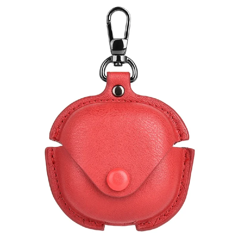 Samsung Galaxy Buds2 Pro / Buds Pro / Live leather cover with buckle - Red