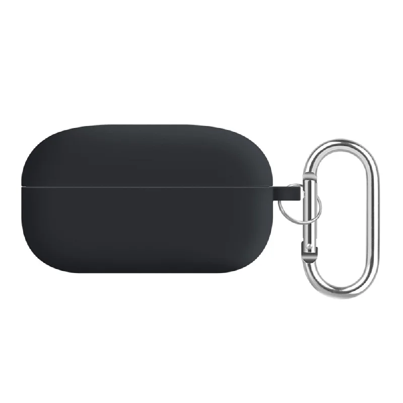 Samsung Galaxy Buds2 Pro / Buds Pro / Live  silicone cover with keychain - Black