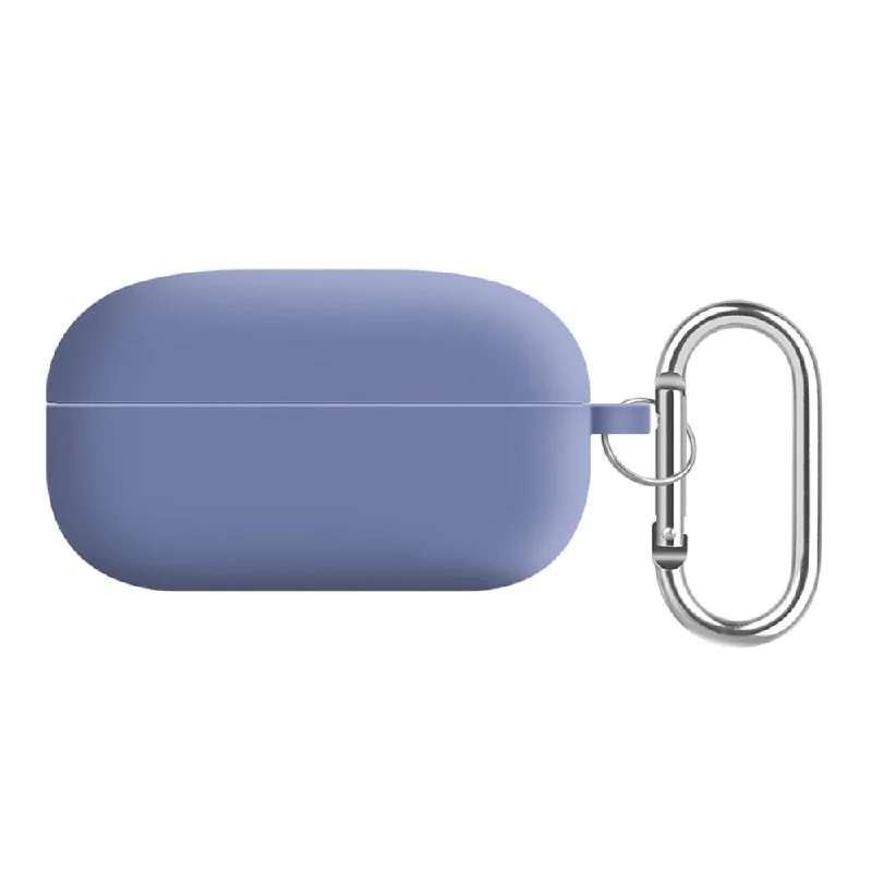 Samsung Galaxy Buds2 Pro / Buds Pro / Live  silicone cover with keychain - Lavender Grey