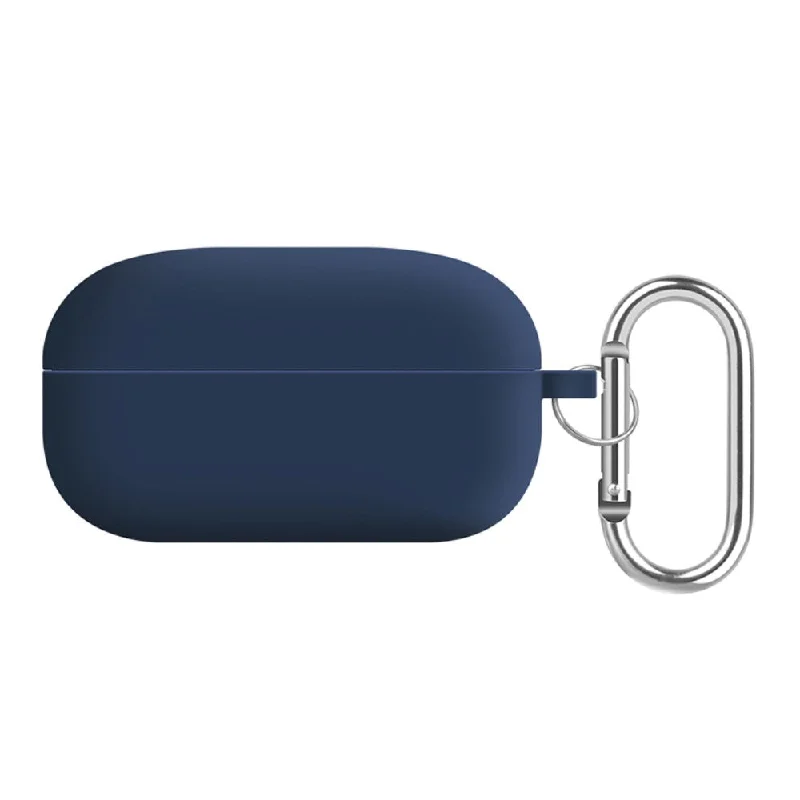 Samsung Galaxy Buds2 Pro / Buds Pro / Live  silicone cover with keychain - Midnight Blue