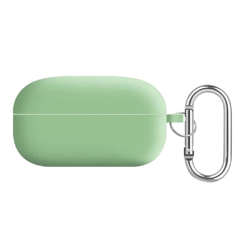 Samsung Galaxy Buds2 Pro / Buds Pro / Live  silicone cover with keychain - Mint Green