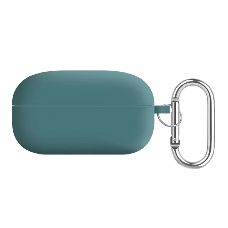 Samsung Galaxy Buds2 Pro / Buds Pro / Live  silicone cover with keychain - Pine Needle Green