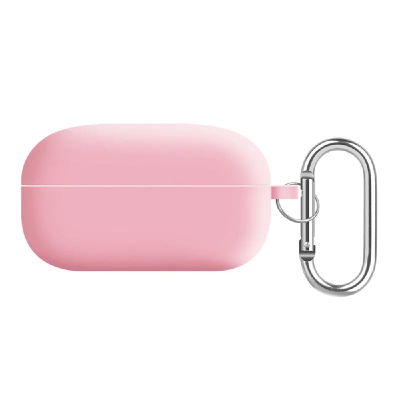 Samsung Galaxy Buds2 Pro / Buds Pro / Live  silicone cover with keychain - Pink